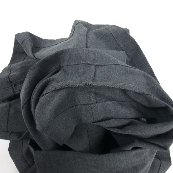 NEW Zara 90s Box Pleated Belted Micro Mini Skirt Skort Low Rise Gray Academia XS - Picture 7 of 9